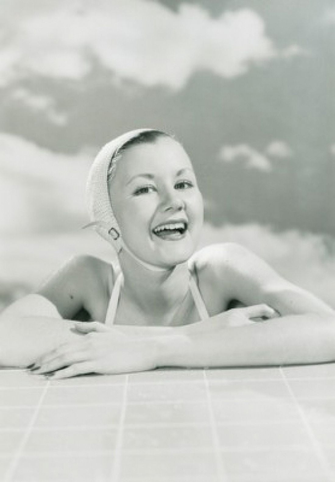 Portrait of young woman in swimwear Canvas Art - (18 x 24)