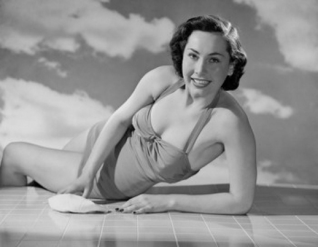 Portrait of young woman in swimwear Canvas Art -  (24 x 36)