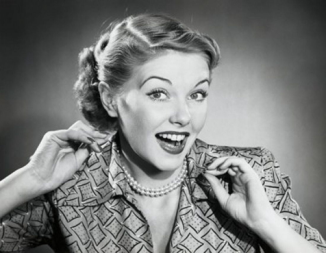 Portrait of young woman laughing Canvas Art -  (18 x 24)