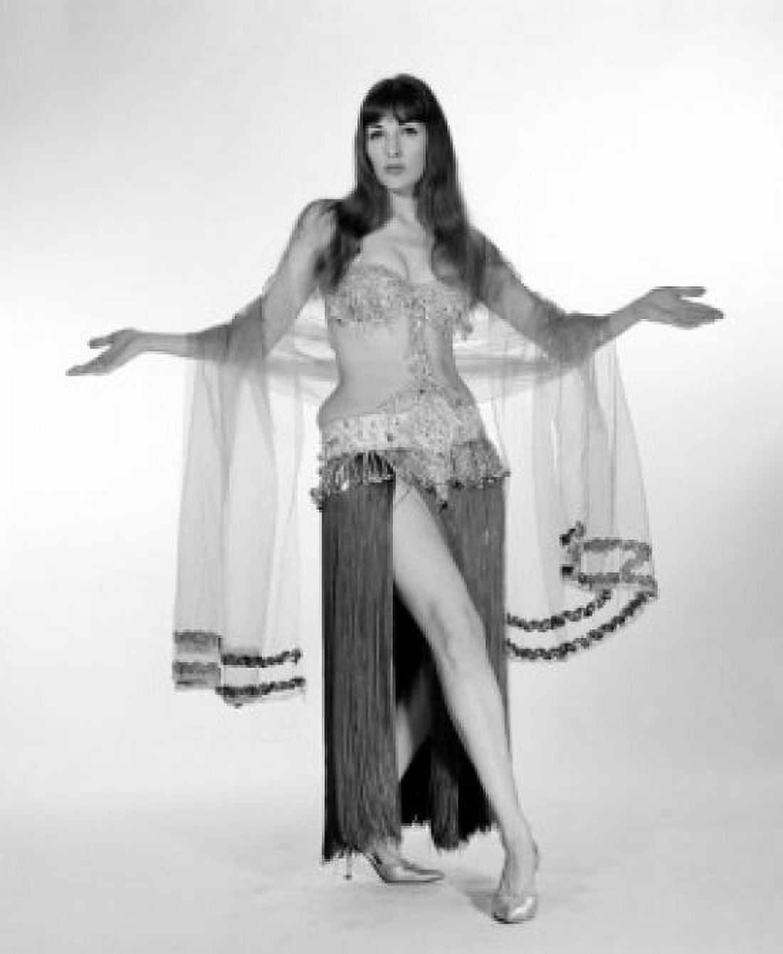 Portrait of young woman wearing belly dance outfit Canvas Art - (18 x 24)
