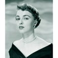 thumbnail image 1 of Portrait of young woman wearing necklace Poster Print (18 x 24), 1 of 4