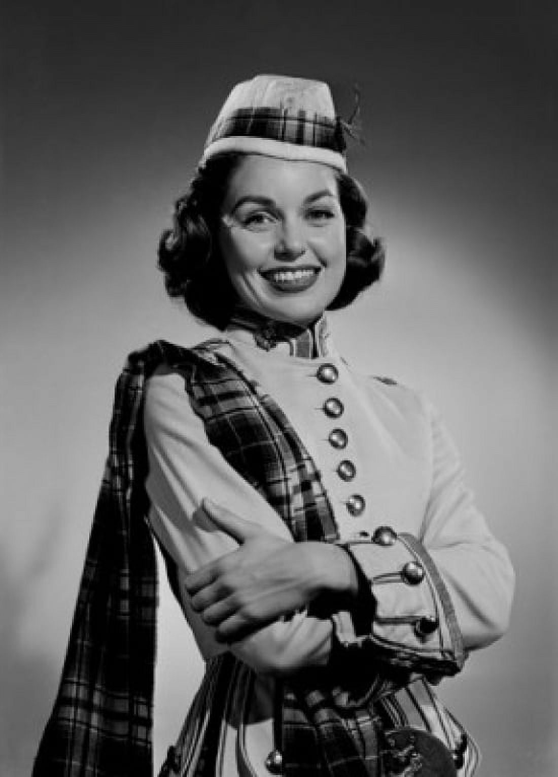Portrait of young woman wearing uniform Canvas Art - (24 x 36)