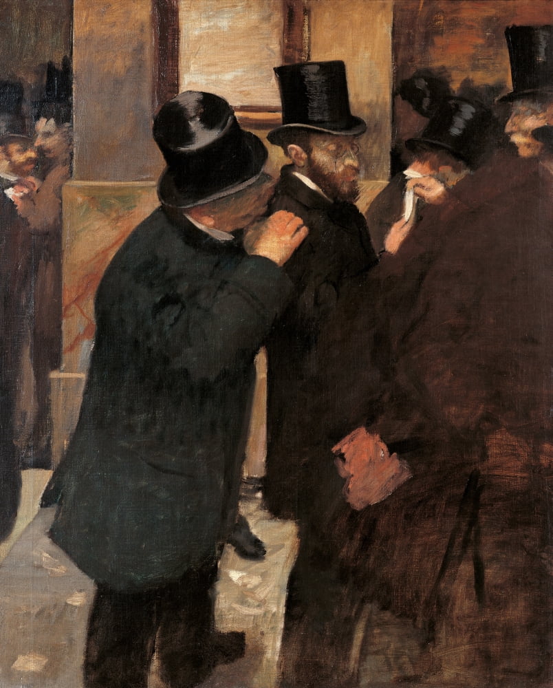 Portraits At The Stock Exchange Canvas Art - (18 x 24)