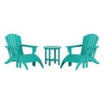 thumbnail image 1 of Portside 5-Piece Set Classic Adirondack Chair with Ottoman and Round Side Table, 1 of 8