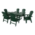 thumbnail image 1 of Portside 7-Piece Seashell Adirondack Dining Table Set, 1 of 9