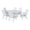 thumbnail image 1 of Portside 7-Piece Seashell Adirondack Dining Table Set, 1 of 9