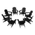 thumbnail image 1 of Portside Classic Outdoor Adirondack Chairs (Set of 8), 1 of 9