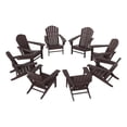 thumbnail image 1 of Portside Classic Outdoor Adirondack Chairs (Set of 8), 1 of 9