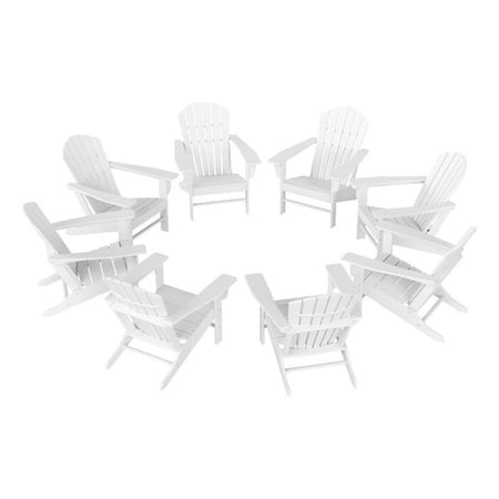 Portside Classic Outdoor Adirondack Chairs (Set of 8)