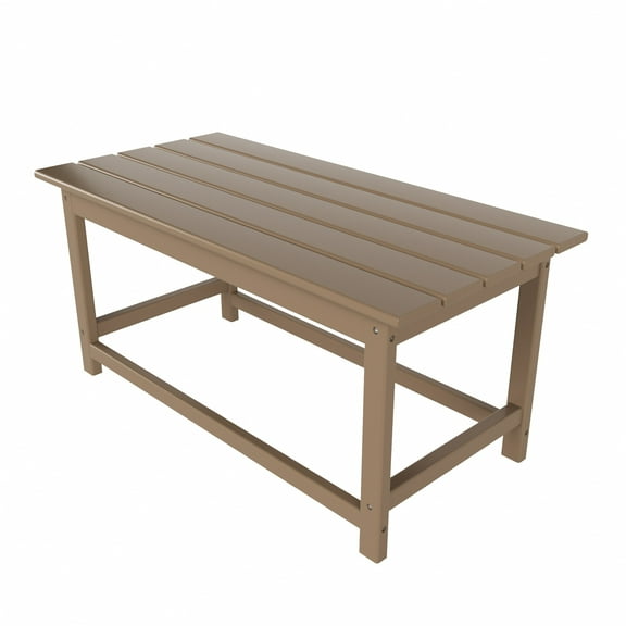 Portside Outdoor Poly Plastic Adirondack Coffee Table