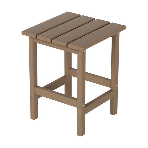 Portside Outdoor Poly Plastic Adirondack Side Table