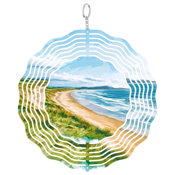 Portstewart Dunes 3D Wind Spinner Northern Ireland Decor