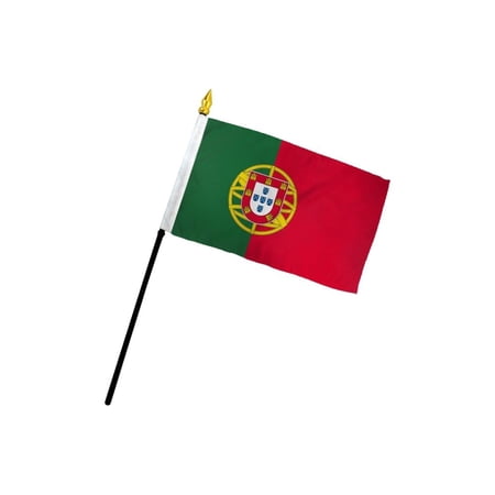 Portugal 4x6in Stick Flag
