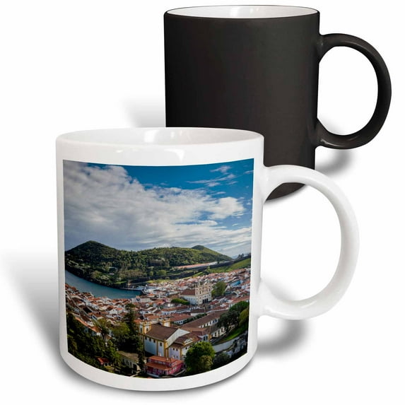 3drose, Portugal, Azores, Terceira Island. Angra Do Heroismo., 11oz Magic Transforming Mug