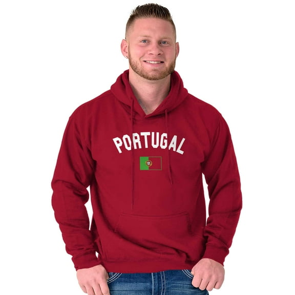 Portugal Country Flag Soccer Fan Pride Hoodie Sweatshirt Women Men Brisco Brands S