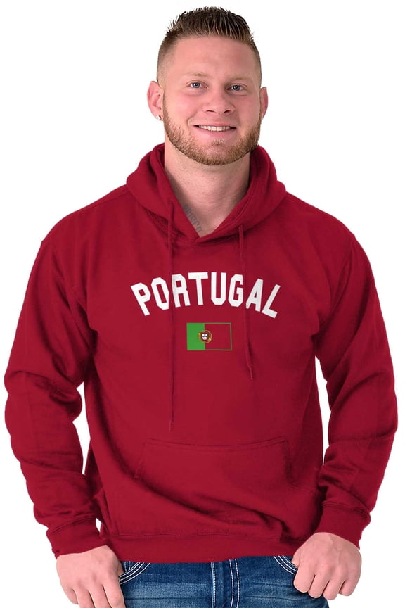 Portugal Country Flag Soccer Fan Pride Hoodie Sweatshirt Women Men Brisco Brands S