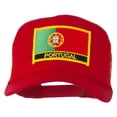 thumbnail image 1 of Portugal Country Patched Mesh Back Cap - Red OSFM, 1 of 5