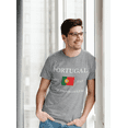 thumbnail image 1 of Portugal EST. 1143 Republica Perfect Souvenir Unisex Softstyle T-Shirt, 1 of 4