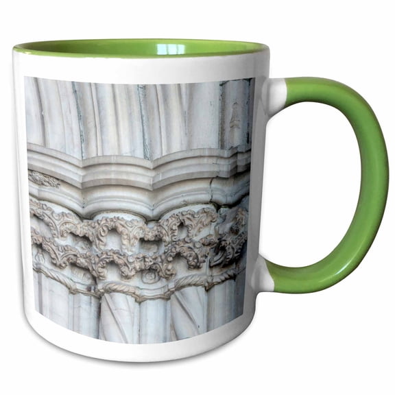 3drose, Portugal, Evora, St. Francis Church, 11oz Two-tone Green Mug