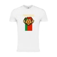 thumbnail image 1 of Portugal Flag Claw Soccer T-Shirt – Adult Unisex Fan Graphic Tee – World Cup 2026 Inspired Shirt - White - S, 1 of 2