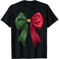 thumbnail image 1 of Portugal Flag, Coquette Bow, Portuguese Pride, Cute Style, Short Sleeve T-Shirt, 1 of 5