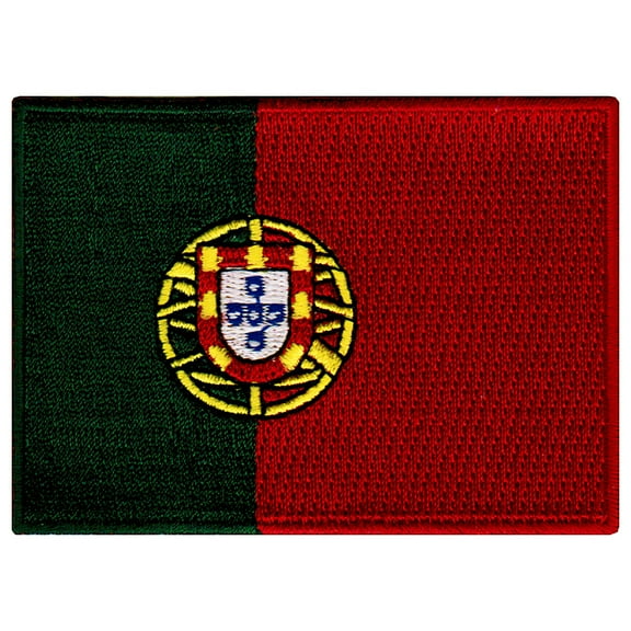 Portugal Flag Embroidered Iron-on Patch
