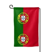 Portugal Flag Garden Flag Double Sided Small Flag Yard Home Decorative Flags Banner 12.5 x 18 Inch Square