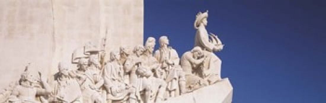 Portugal Lisbon Monument To The Discoveries Canvas Art - Panoramic Images (18 x 6)