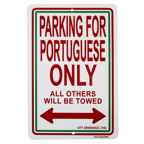 Portugal Parking Sign
