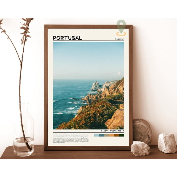 Portugal Print, Portugal Wall Art, Portugal Poster, Portugal Photo, Portugal Poster Print, Portugal Wall Decor, Portugal Travel Poster Wall Art, Modern Wall Decor, 8x12 UNFRAMED