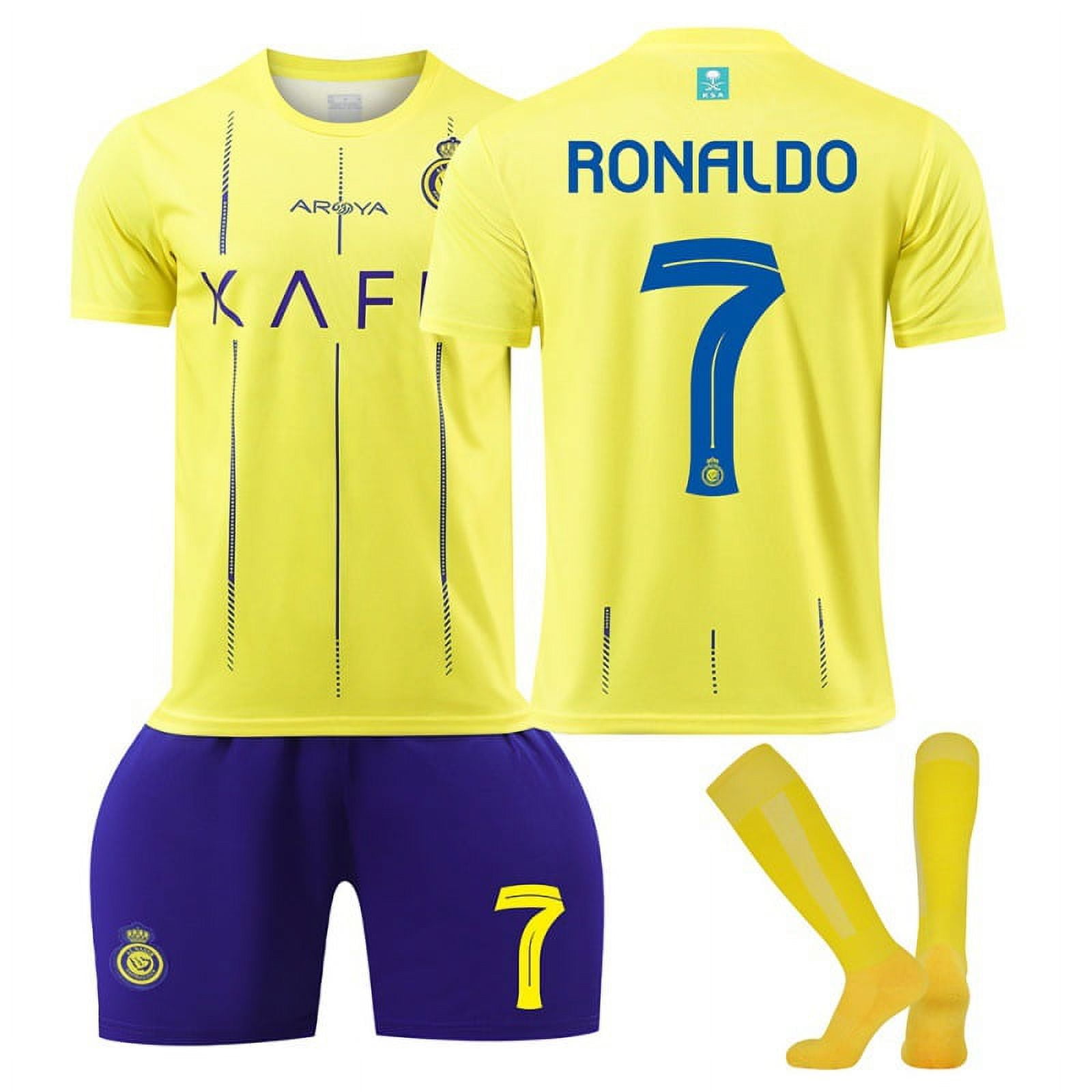 Portugal Ronaldo Soccer Jerseys for Kids Boys & Girls Adults Number #7