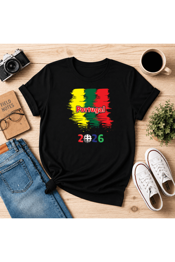 Portugal Soccer 2026 Fan T-Shirt N2648, S-5XL