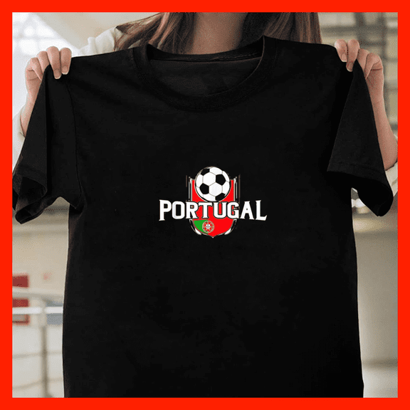 Portugal Soccer Ball Portuguese Flag Football H7877, for Unisex - Up to 5XL Available