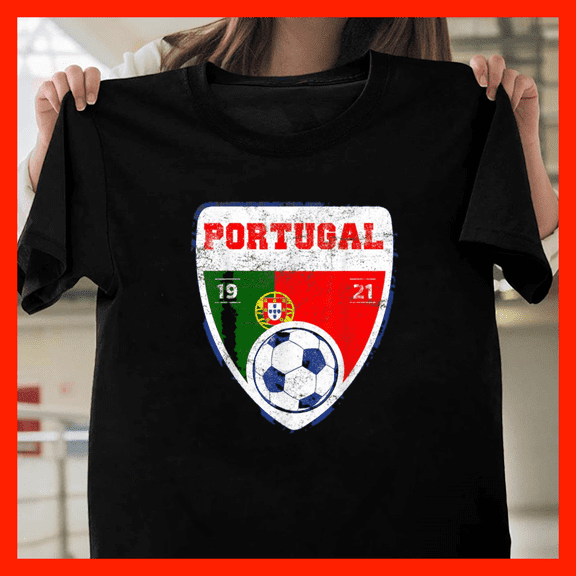 Portugal Soccer Fans Jersey Portugese Flag Football Lovers H11584, for Unisex - Up to 5XL Available