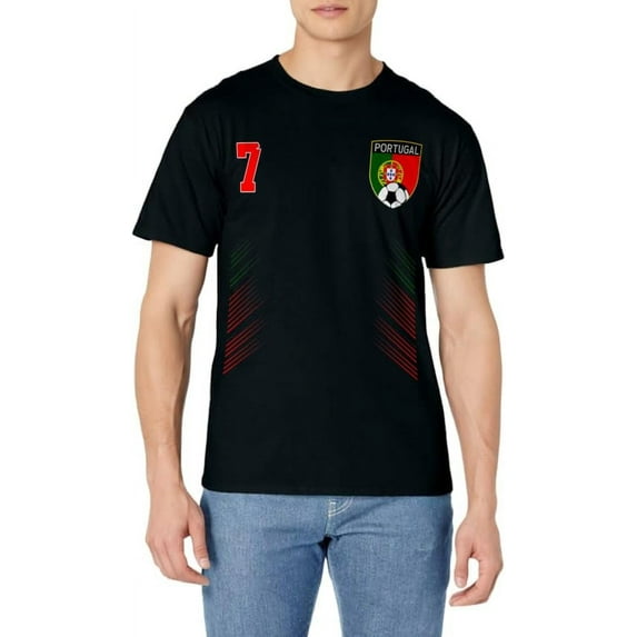 Portugal Soccer Portugese Football Retro 7 Jersey T-Shirt