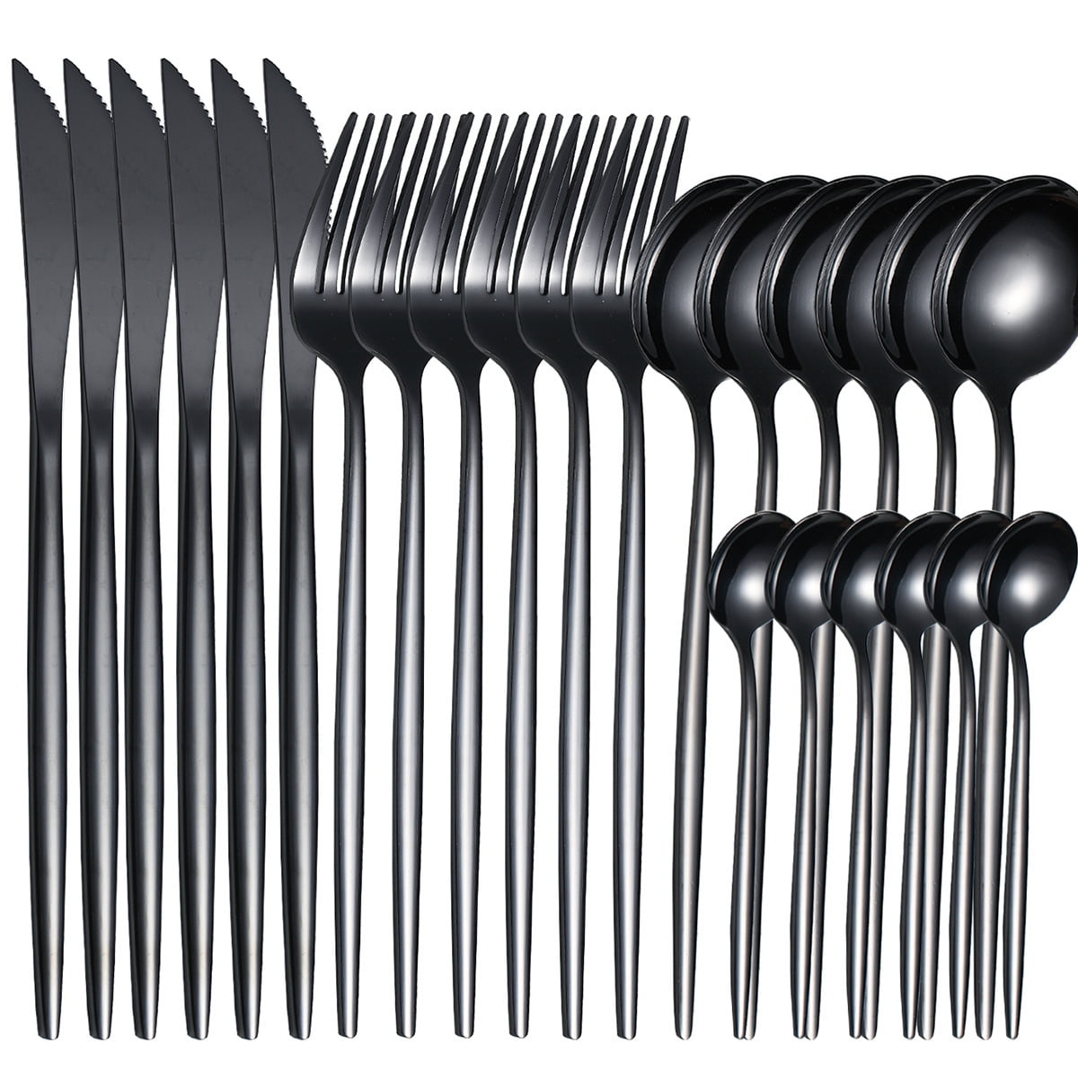 Portugal Stainless Steel Knife, Fork and Spoon 16 24 Set Tableware