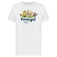 thumbnail image 1 of Portugal Tourism Doodle T-Shirt Men -Image by Shutterstock, Male Large, 1 of 2
