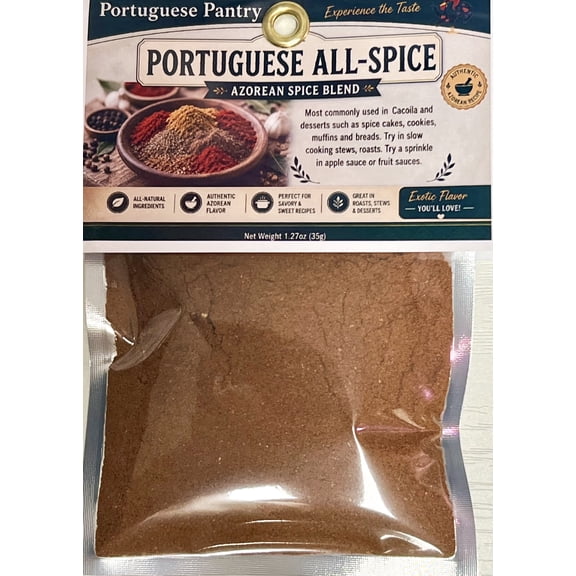 Portuguese Pantry AllSpice Azorean Spice Blend Gluten-Free Ground Mild