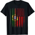 thumbnail image 1 of Portuguese American Flag Portugal Usa T-Shirt, 1 of 3