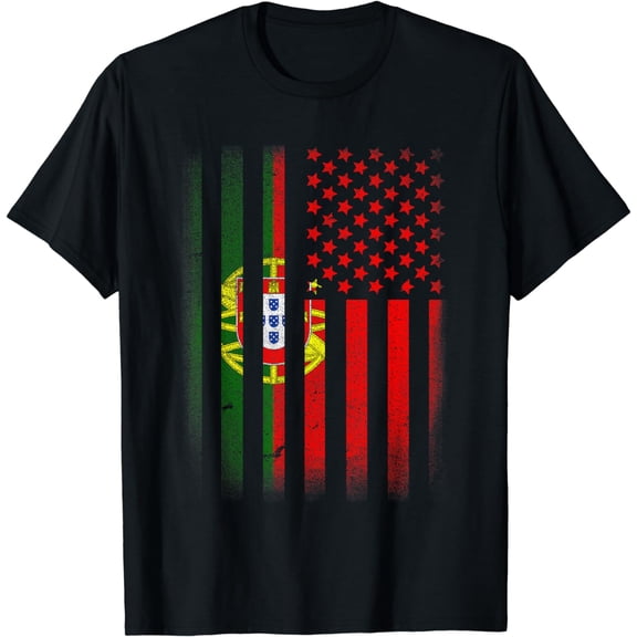 Portuguese American Flag Portugal Usa T-Shirt