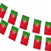 Portuguese Flag String Flag No 8 Flag 5 Meters 20 Sides Providing Double-sided Printing Of Flags From All Over The World Small Hanging Flags