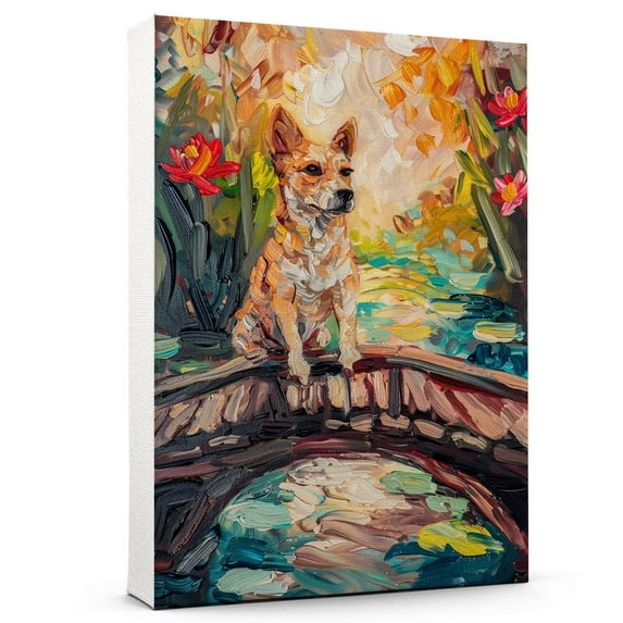 Portuguese Podengo Pequeno Art Print Poster, Dog Canvas, Portuguese Podengo Pequeno Wall Art Decor, Dog Art Home Decor Artwork For Bedroom Living Room Bathroom Decor