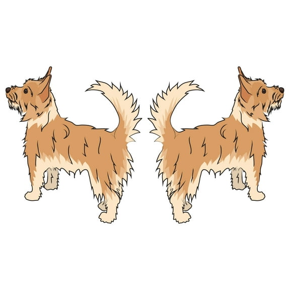 Portuguese Podengo Pequeno Decal | Indoor/Outdoor | Dog Lover Super Cute Sticker for SUV Windows, Dorm Rooms, Bedroom, Offices | SignMission personalized gift | 2 Pack of 6"