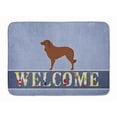 thumbnail image 1 of Portuguese Sheepdog Dog Welcome Machine Washable Memory Foam Mat, 1 of 1