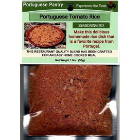 Portuguese Tomato Rice Simple Savory Side Dish Recipe Spices & Seasonings
