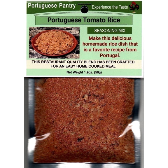 Portuguese Tomato Rice Simple Savory Side Dish Recipe Spices & Seasonings