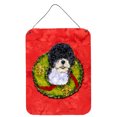 thumbnail image 1 of Portuguese Water Dog Cristmas Wreath Wall or Door Hanging Prints, 1 of 2
