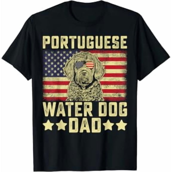 Portuguese Water Dog - Dad Father'S Day Pet Dog Breed Pet T-Shirt