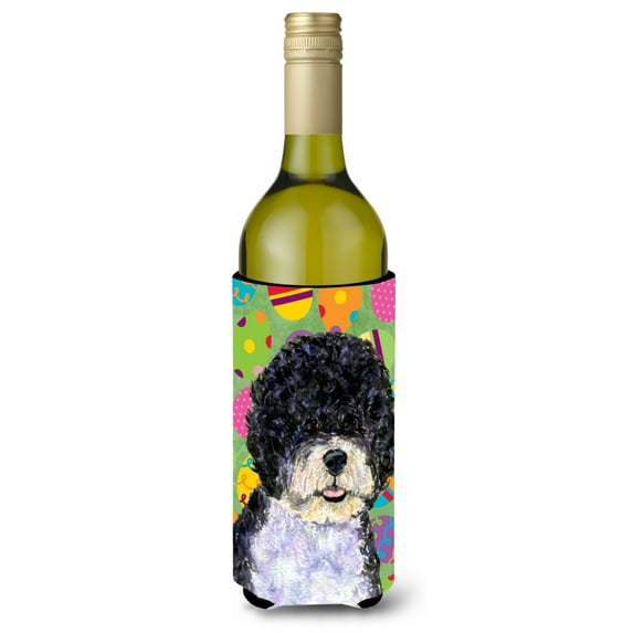 Portuguese Water Dog Easter Eggtravaganza Wine Bottle Hugger