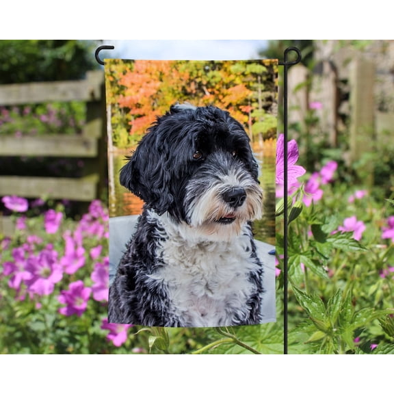 Portuguese Water Dog Garden Flag